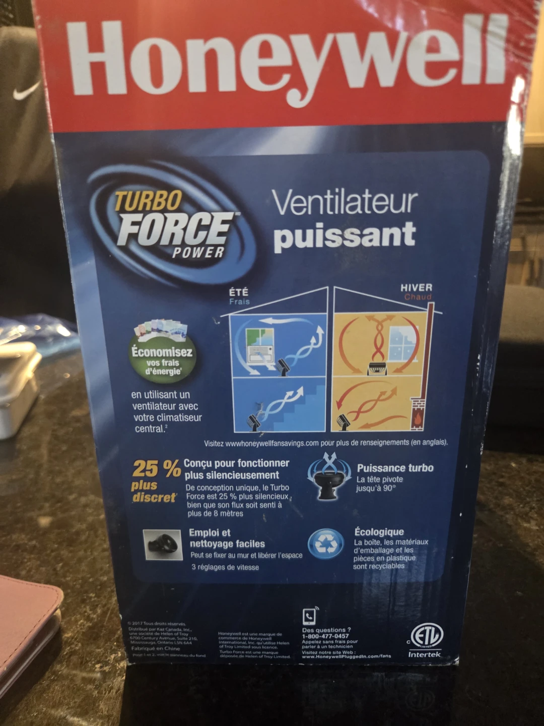 Honeywell Turbo Force Power Fan - photo 2