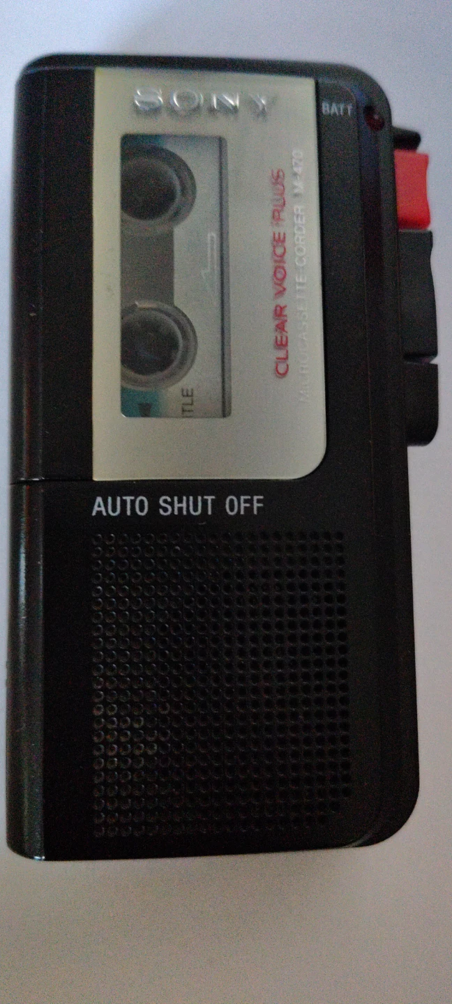 Sony Microcassette-Corder M-40 Voice Recorder