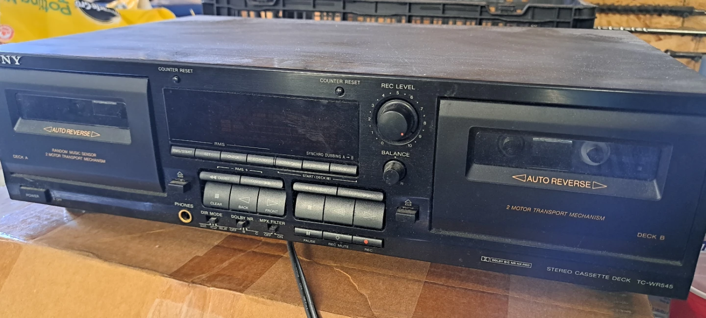 Sony Stereo Cassette Deck TC-WR545