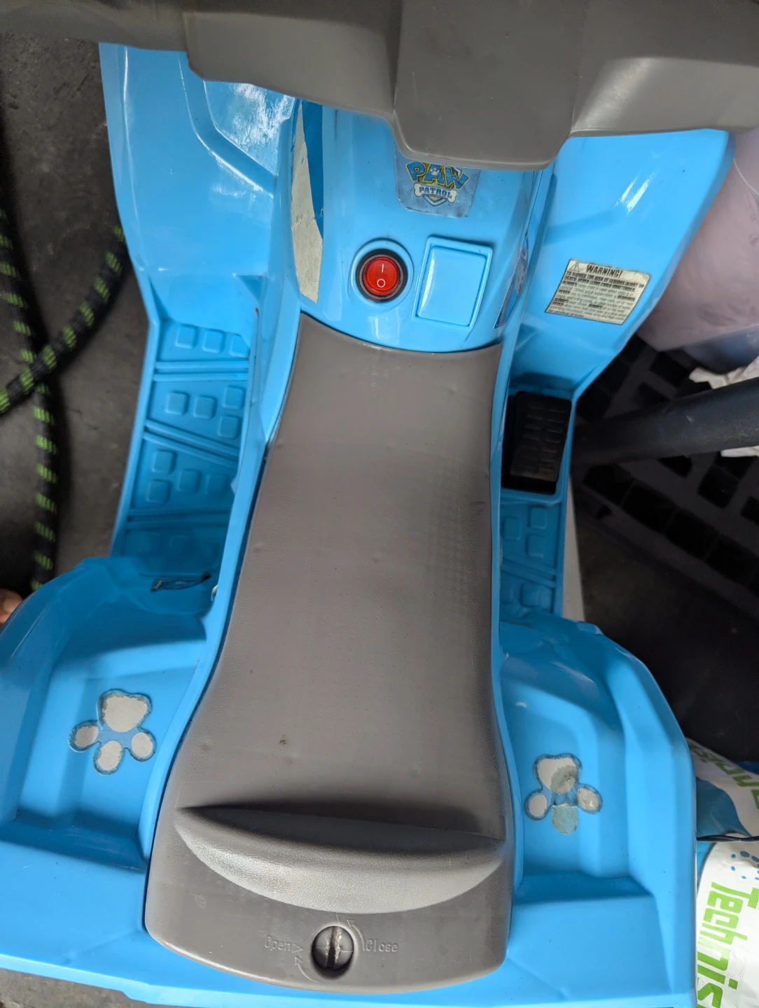 Blue Paw Patrol Ride-On ATV Toy Car