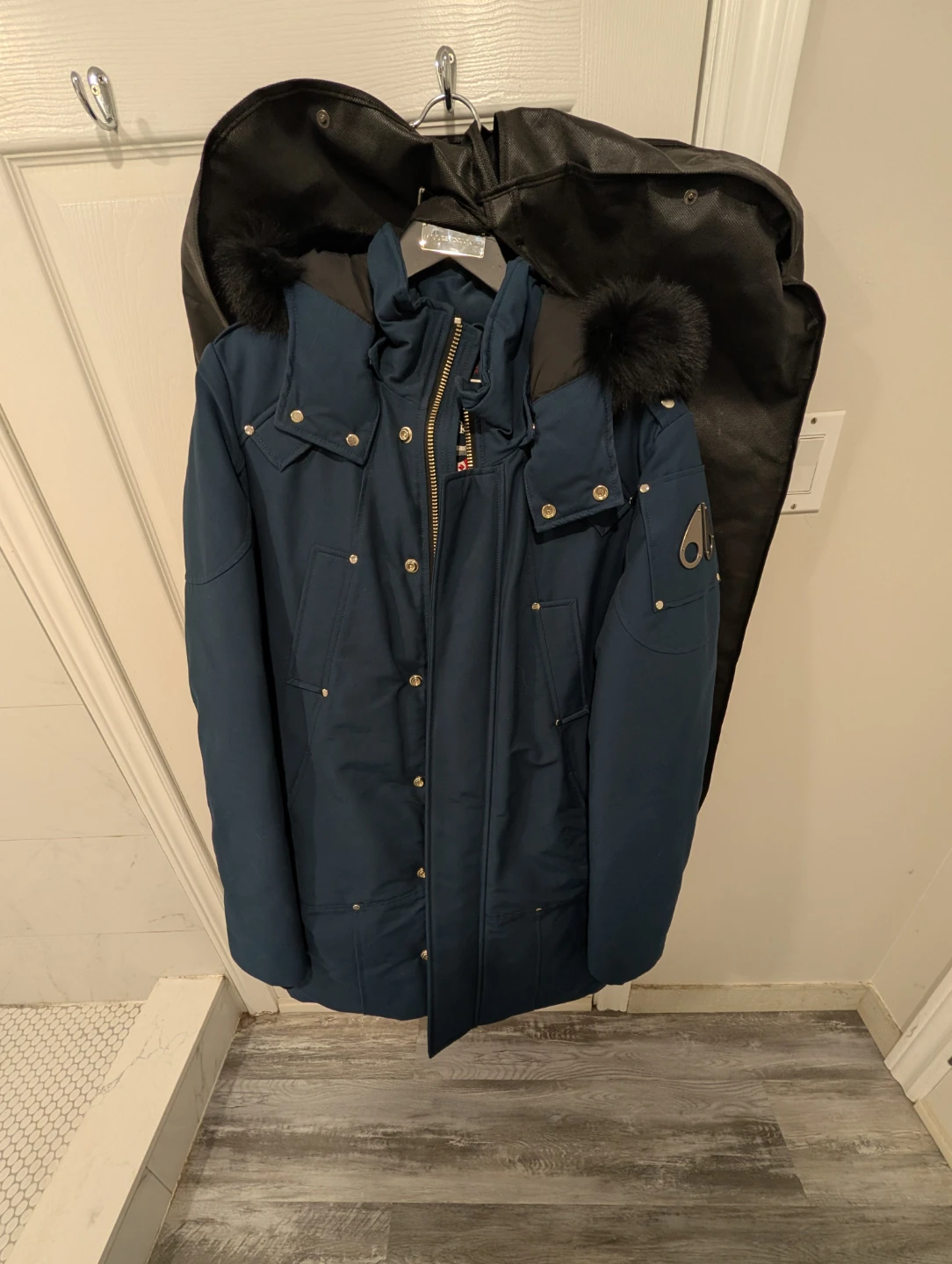 Moose Knuckles Navy Blue Parka - photo 3