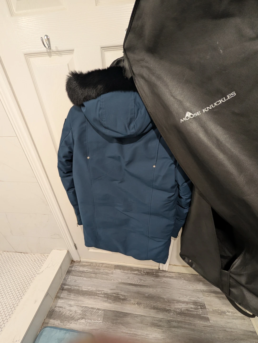 Moose Knuckles Navy Blue Parka - photo 5