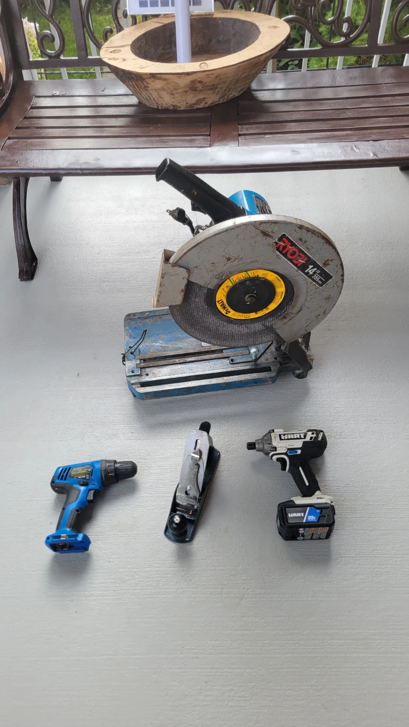Ryobi 14" Metal Cut-off Saw, Hart Drill & Stanley Plane