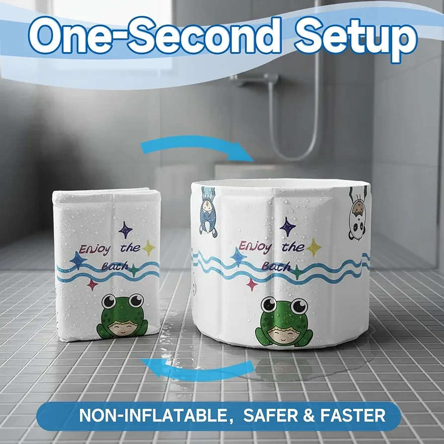 Wavyease Portable Bath Tub For Toddlers - photo 3