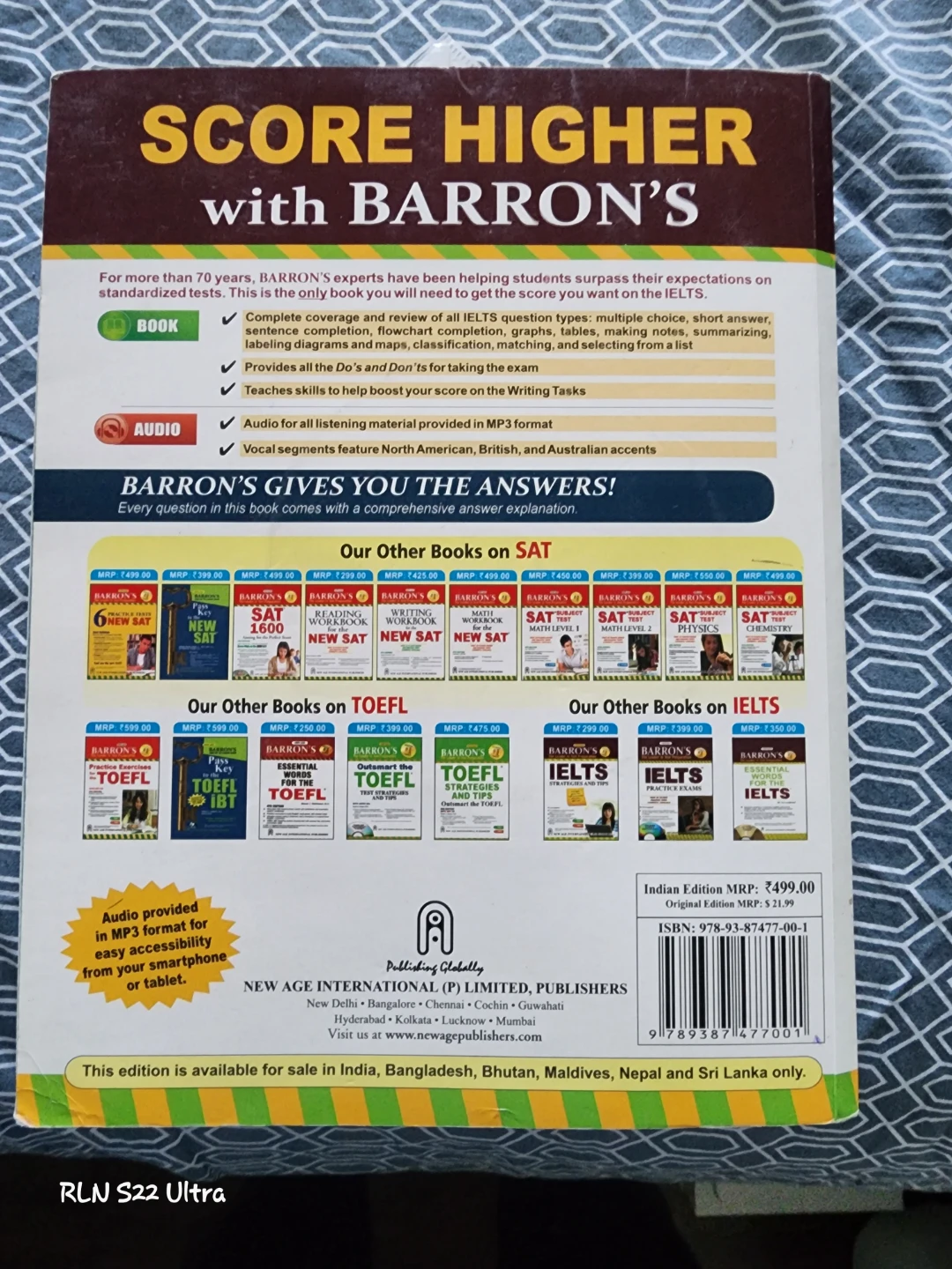 Barron's IELTS book - photo 2