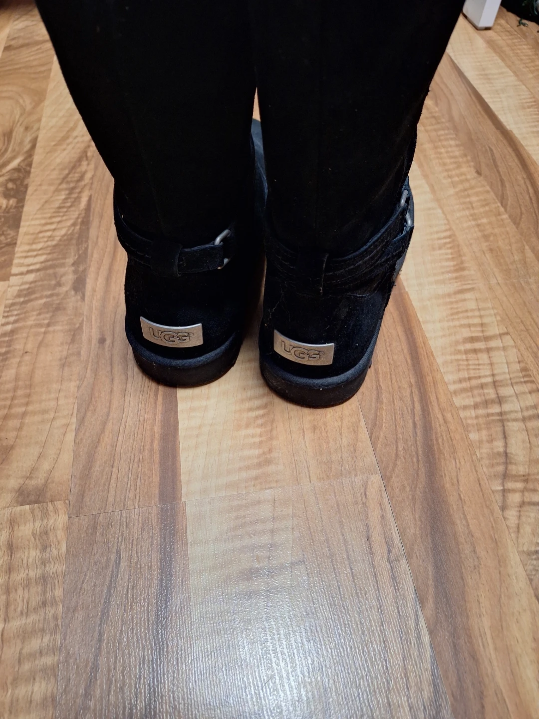 UGG Australia Black Suede Boots (Size 8 US Womens) - photo 3