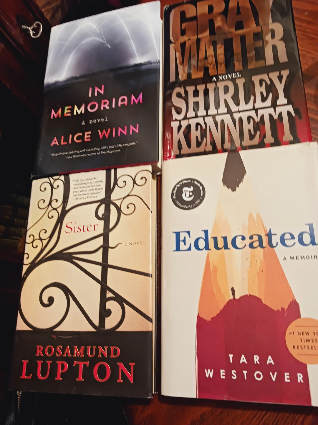 $5 EACH !! Lot of 4 Novels: l Gray Matter, Sister, Educated.. - photo 3