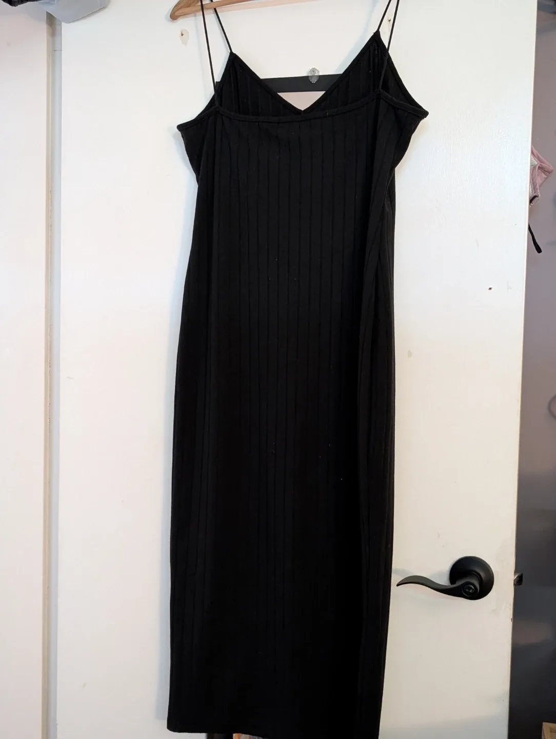 Shein Black ribbed slip dress - photo 2