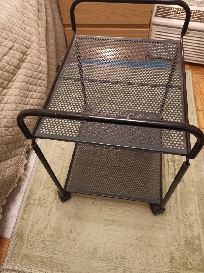 2-Tier Metal Utility Cart - photo 2
