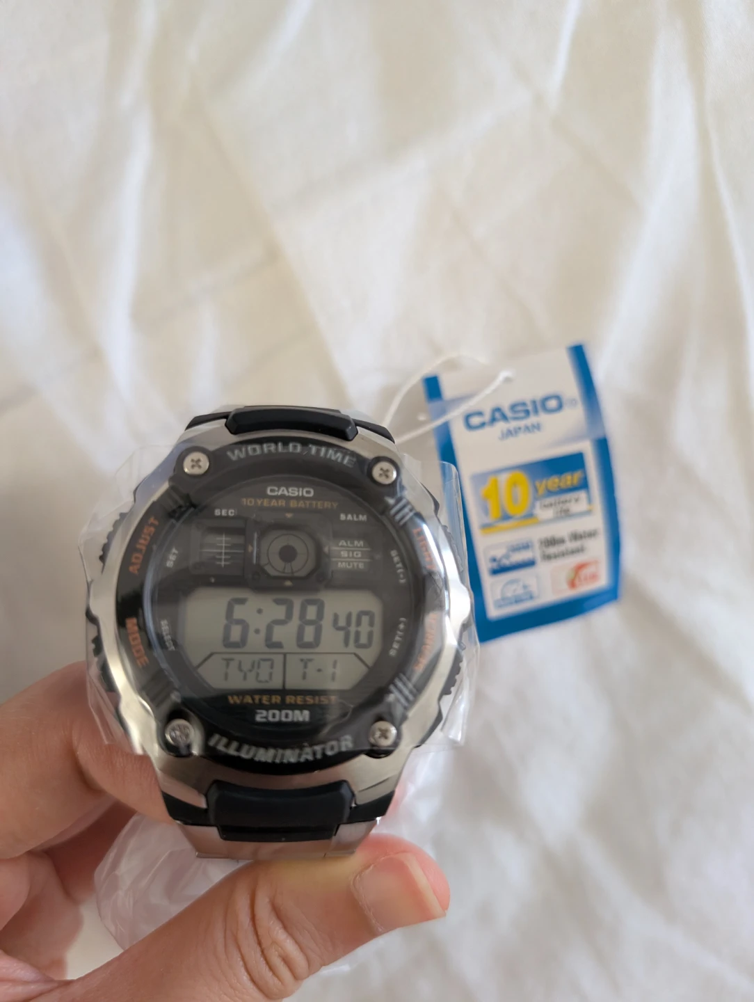 Brand New Stainless Steel Casio AE-2000WD-1AVDF World Time Watch