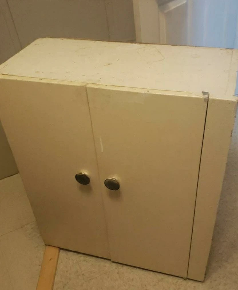 Two-door storage cabinet