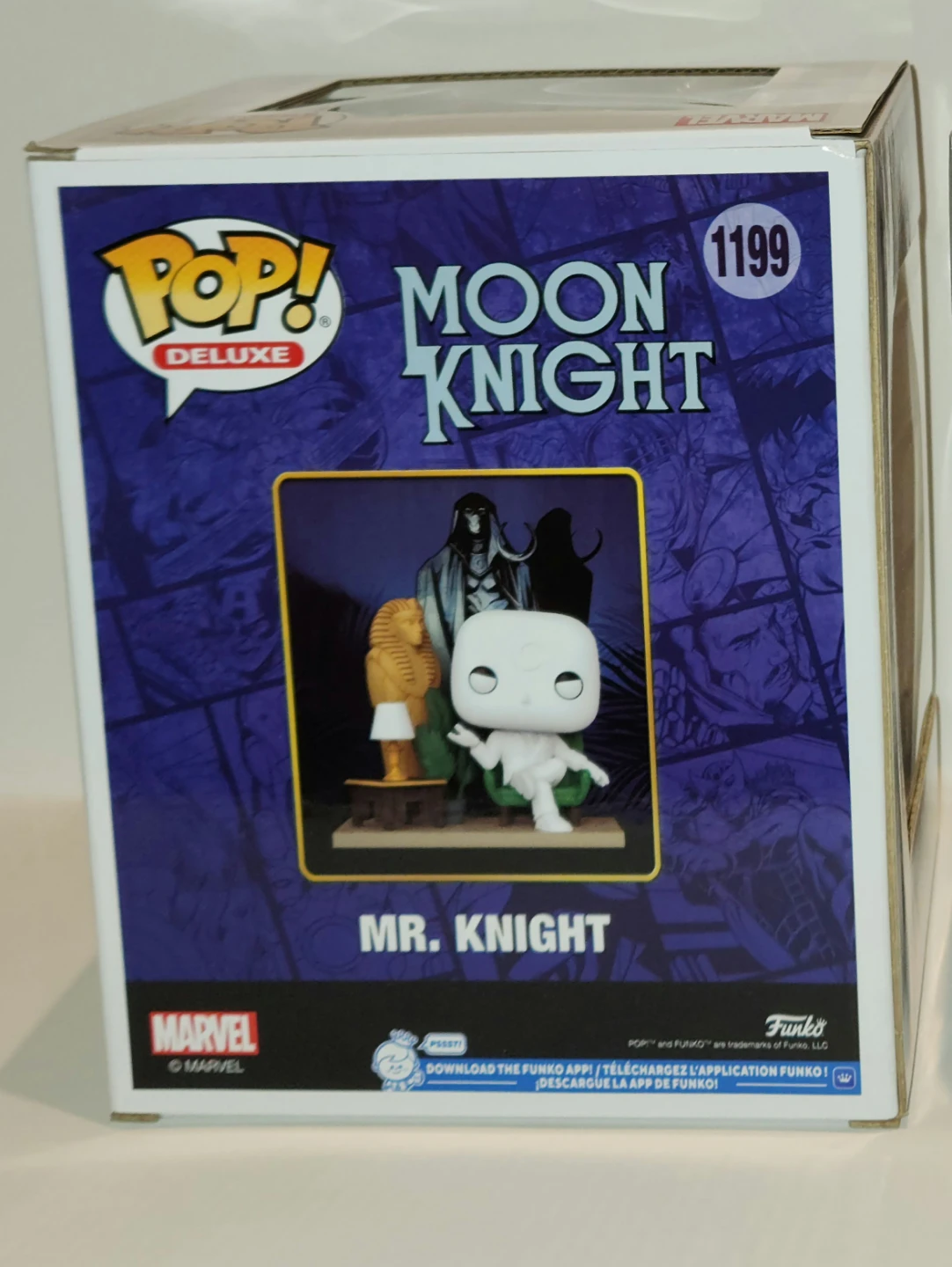 Pick Up Moon Knight Mr Knight Funko Shop Exclusive Deluxe Pop - photo 2