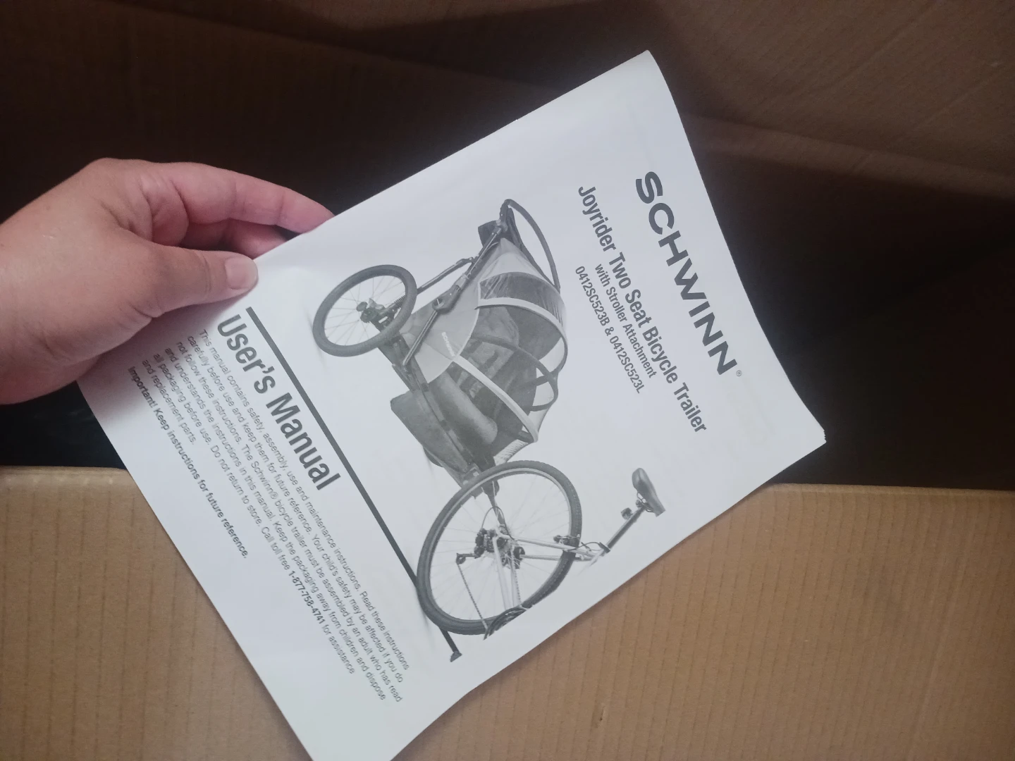 Schwinn Joyrider Two Seat Bike Trailer - photo 4