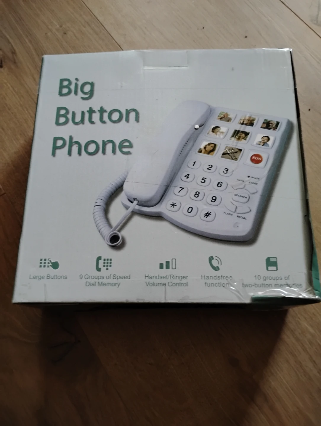 Big Button Phone with Extra Loud Ringer