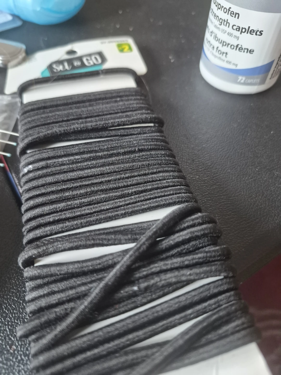 Black Elastic Cord