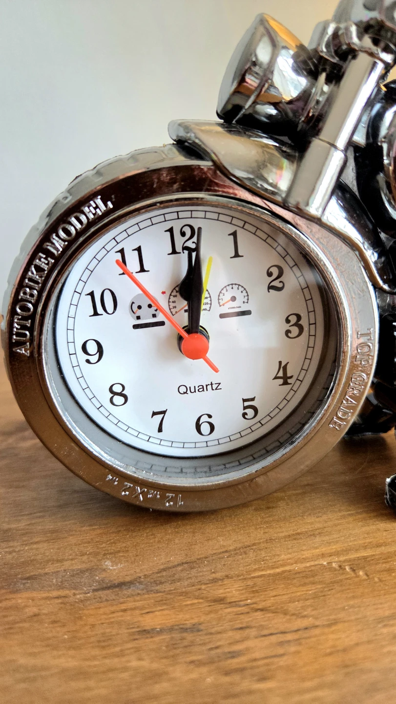 Vintage Motorcycle Alarm Clock *new - photo 5