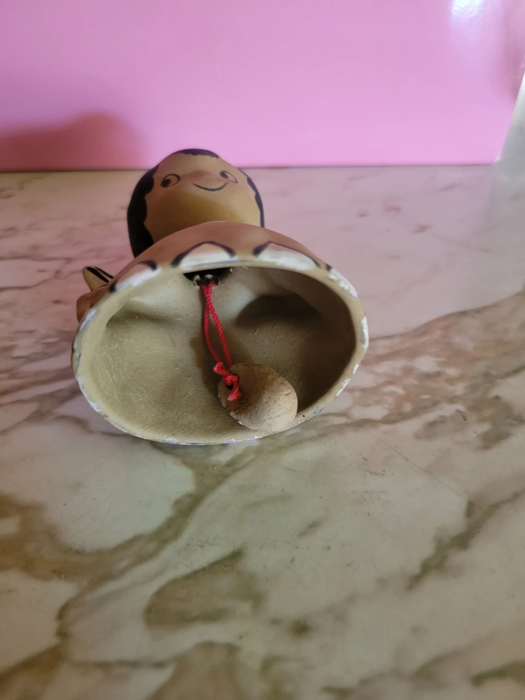 Hand painted Clay Bell Figurine - photo 3