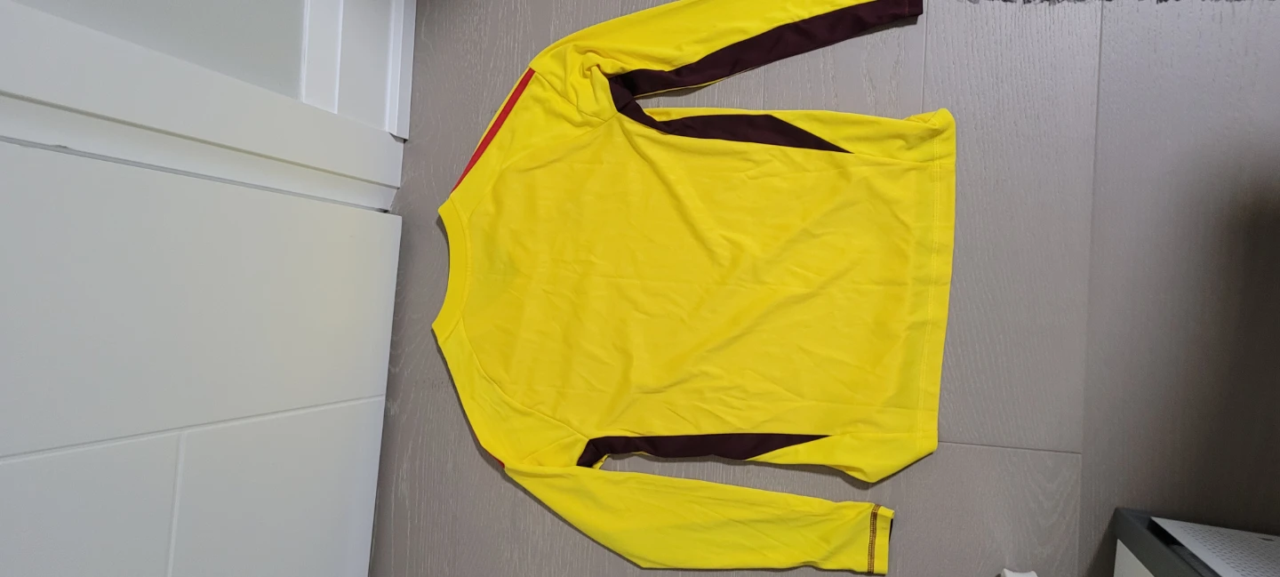 Adidas Youth Long Sleeve Soccer Jersey Yellow Size 11-12Y - photo 3