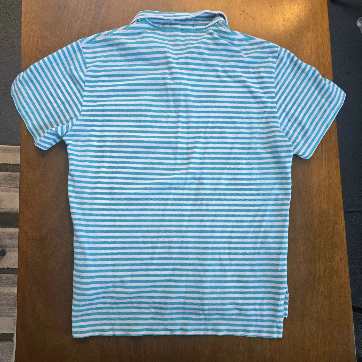 Polo Ralph Lauren Blue & White Striped Short Sleeve Shirt - photo 3