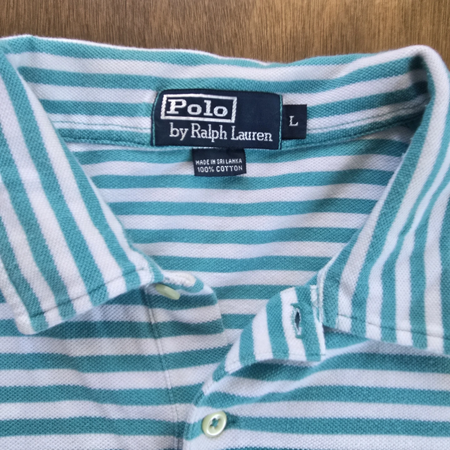 Polo Ralph Lauren Blue & White Striped Short Sleeve Shirt - photo 5
