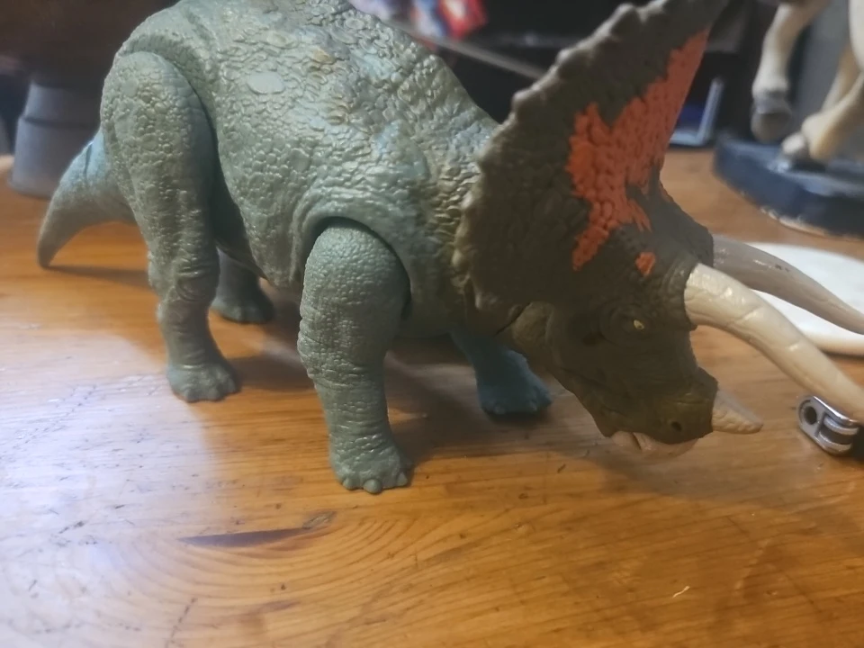 Green Triceratops Dinosaur Toy