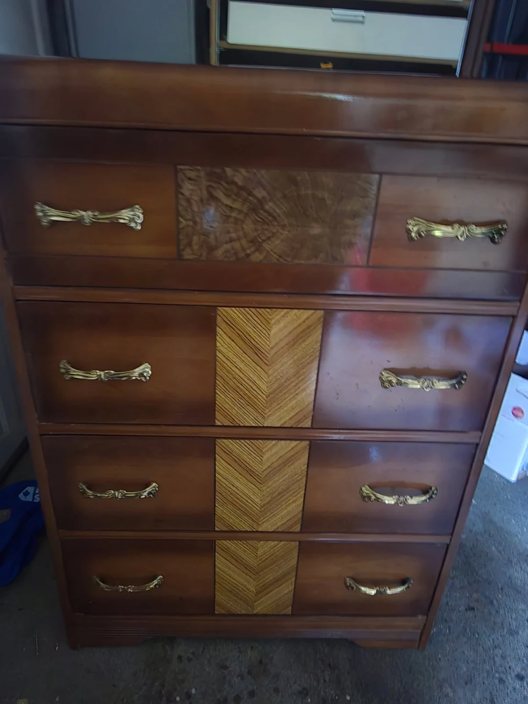 Vintage Wood Dresser