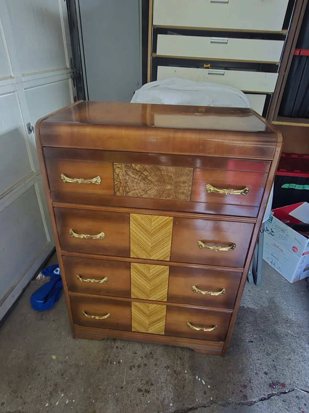 Vintage Wood Dresser - photo 2