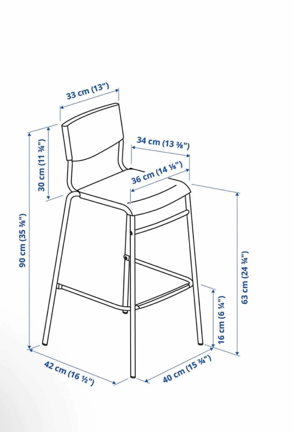 IKEA Bar Stool - photo 3