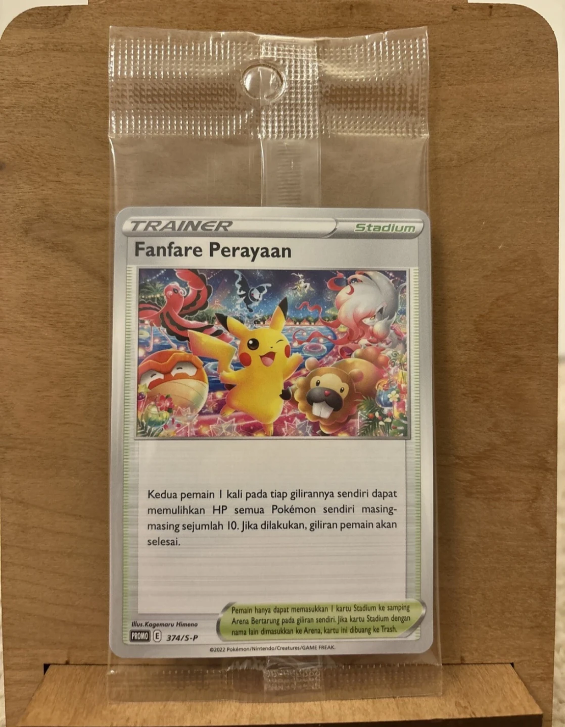 Pokémon TCG Trainer Card "Fanfare Perayaan" Stadium