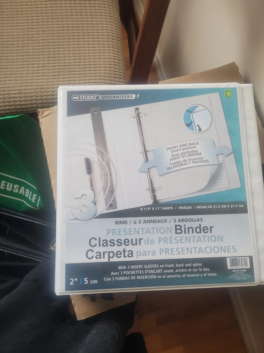 Binders $3 each