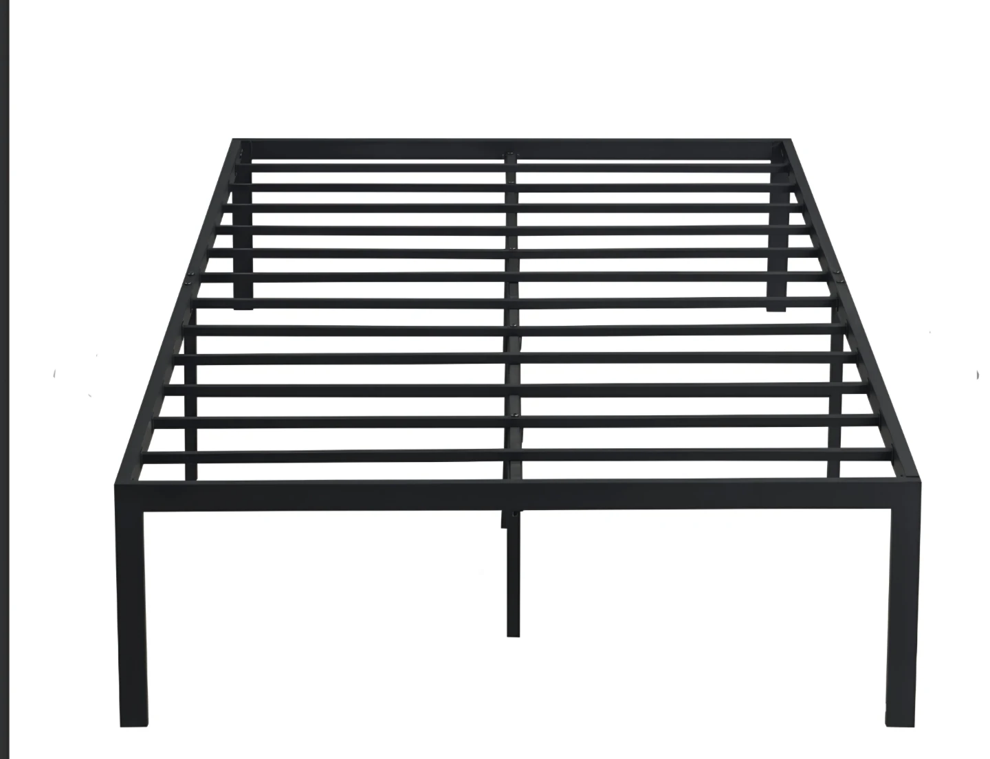 Moving Sale - Black metal bed frame.