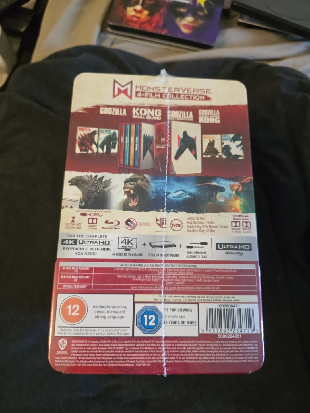 Monsterverse 4-Film Collection 4K Ultra HD Blu-Ray