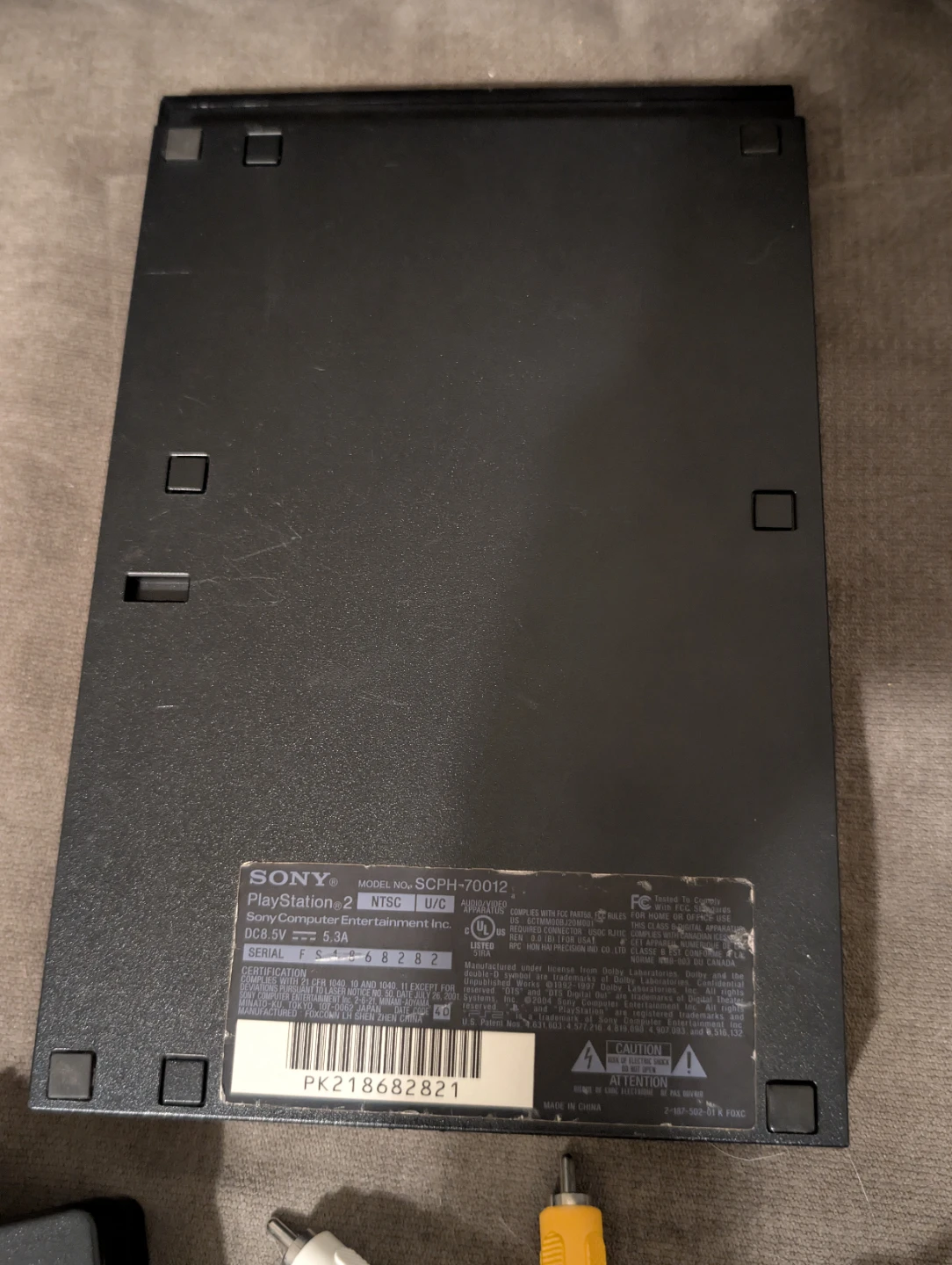 Sony PlayStation 2 slim AS-IS slight defect (Broken controller) - photo 5