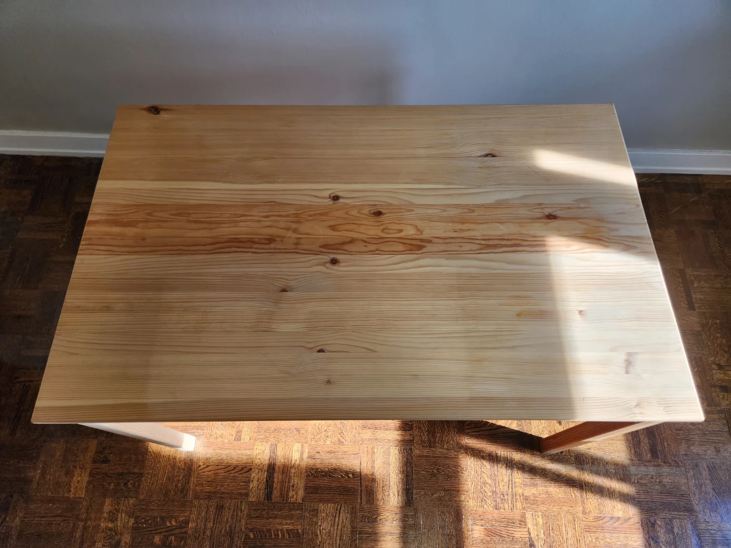 Solid Pine Wood Dining Table - photo 2