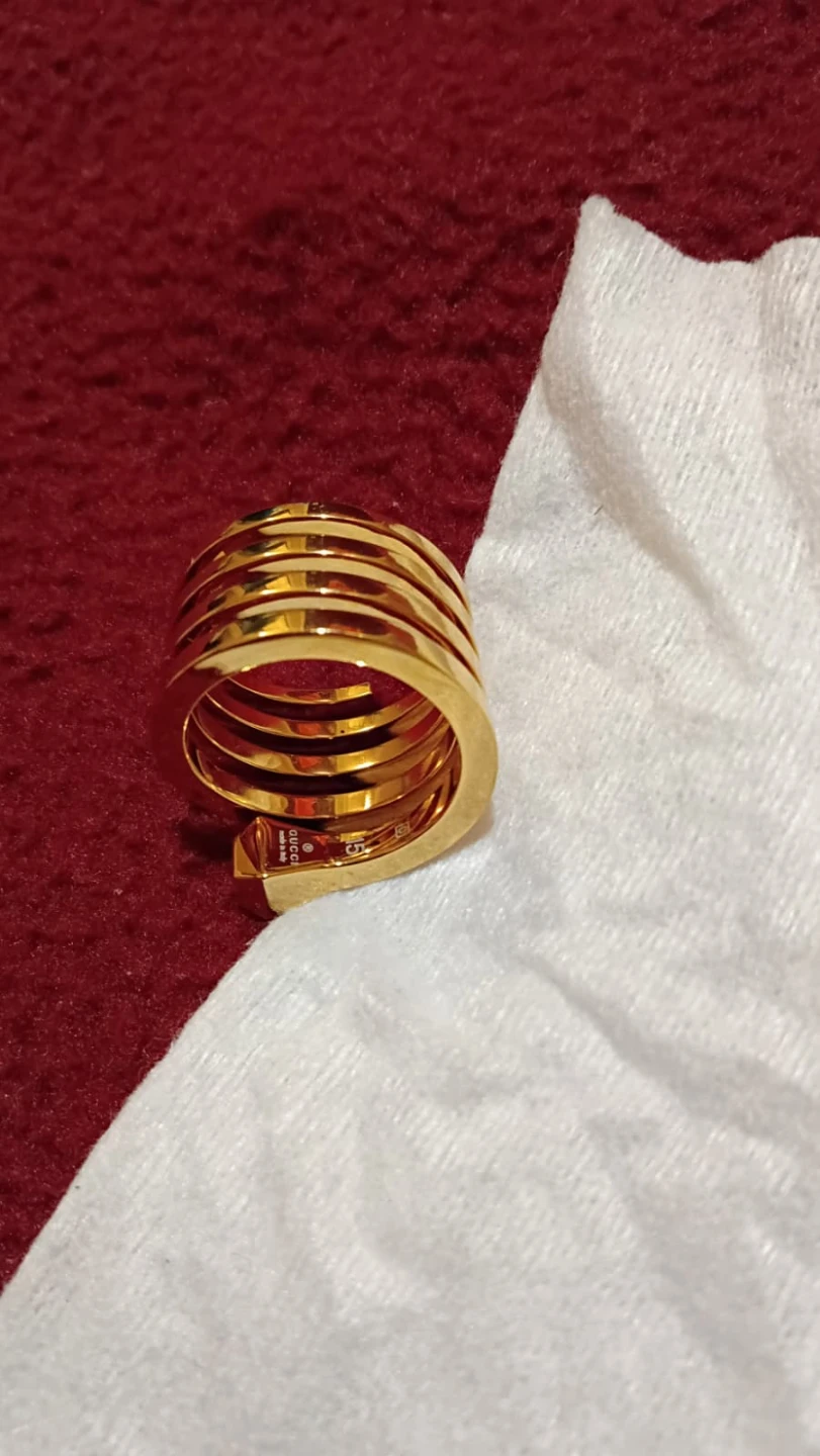 Gucci Spiral Ring Gold Tone - photo 2