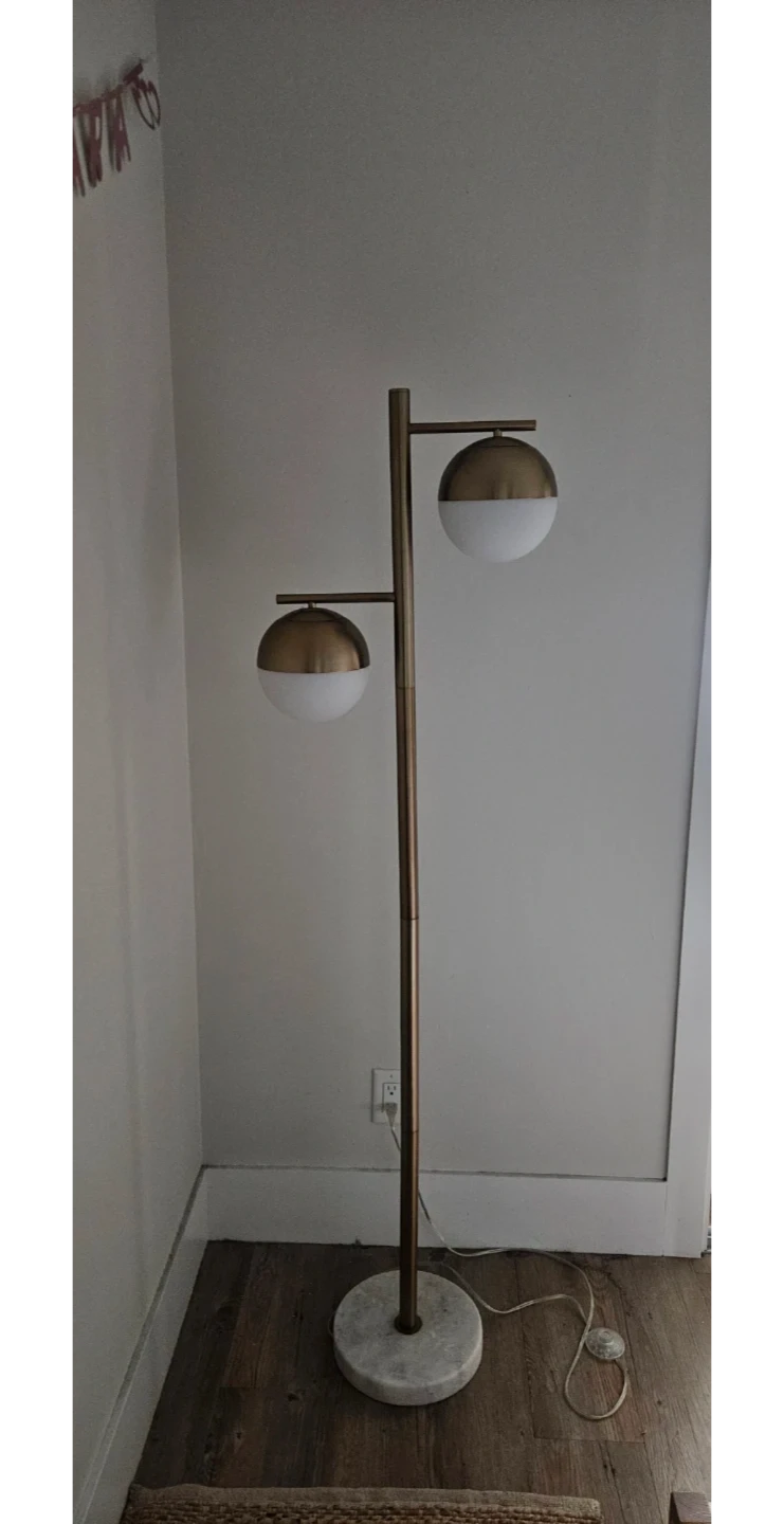 Floor Lamp with Two Globes - photo 3