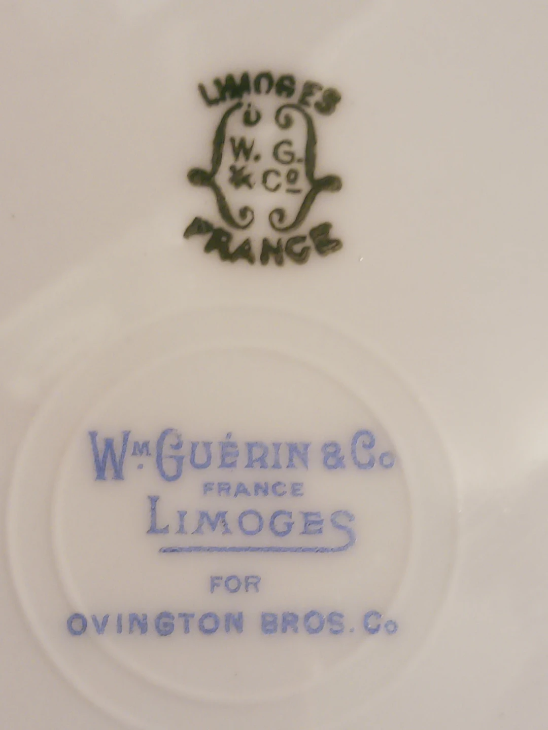 Limoges France Ovington Bros. & Co. Floral Plate - photo 4