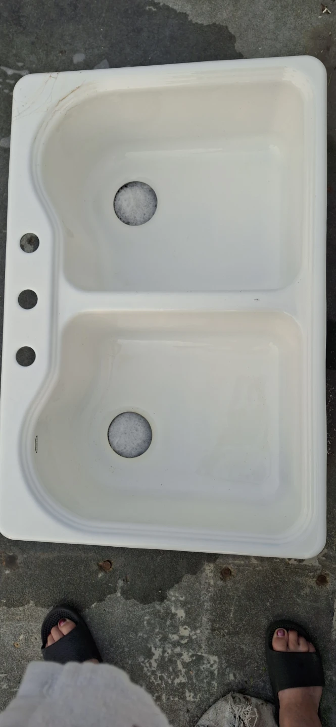 Kohler Double Enameled Kitchen Sink