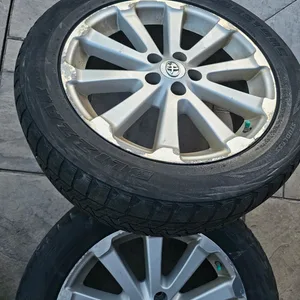 Toyota Alloy Wheels with Blizzard Tires - Set of 4