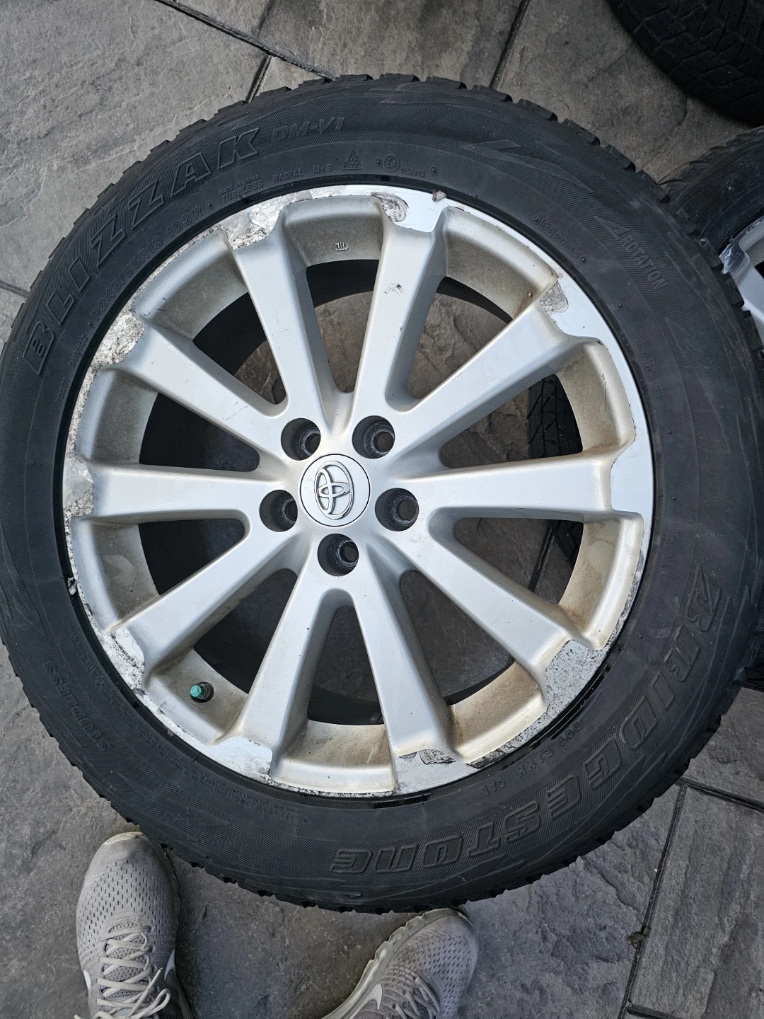 Toyota Alloy Wheels with Blizzard Tires - Set of 4 - photo 3