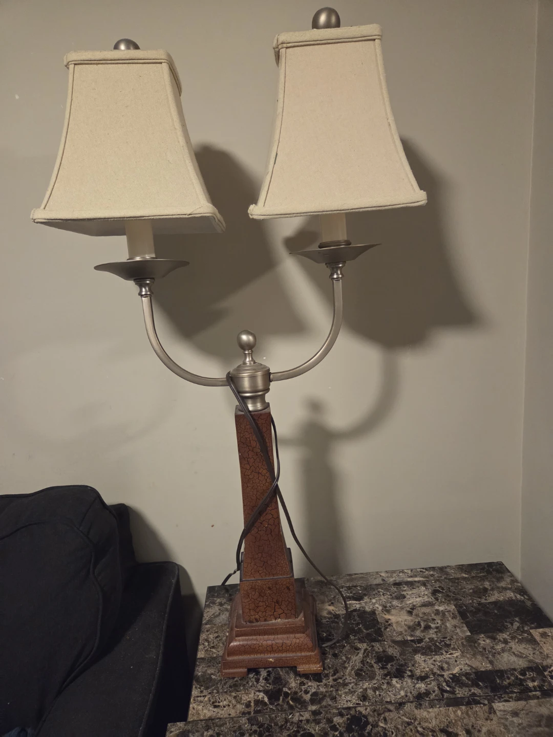 Double-Bulb Table Lamp