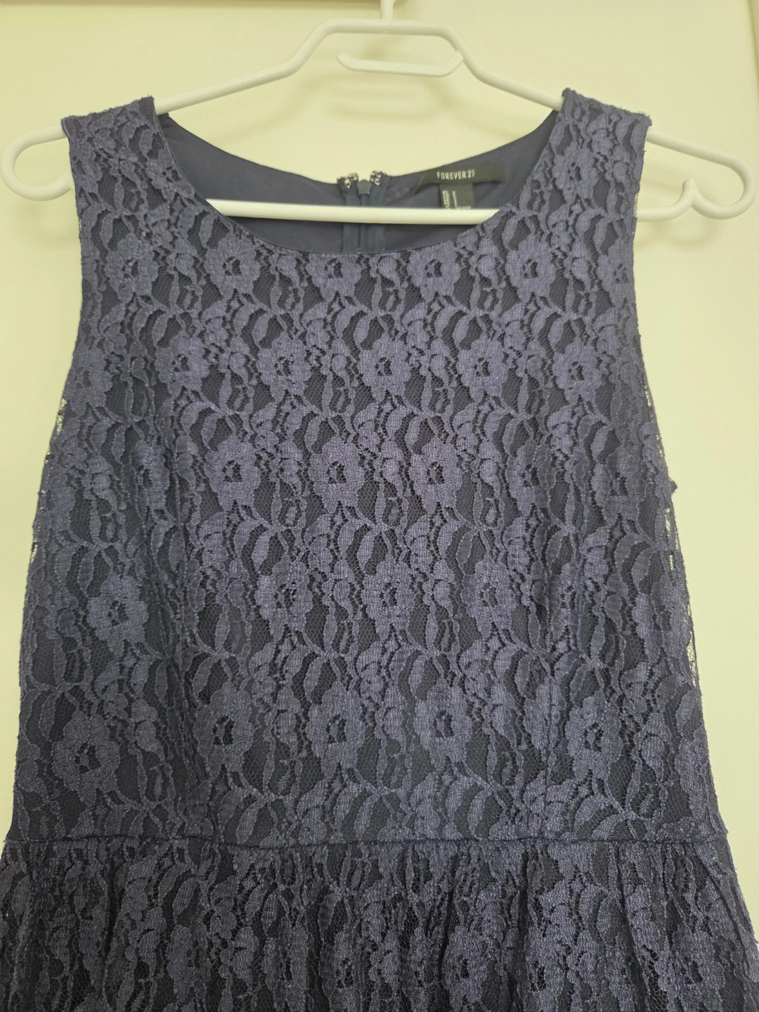 Forever 21 Navy Blue Lace Dress - Size S - photo 3