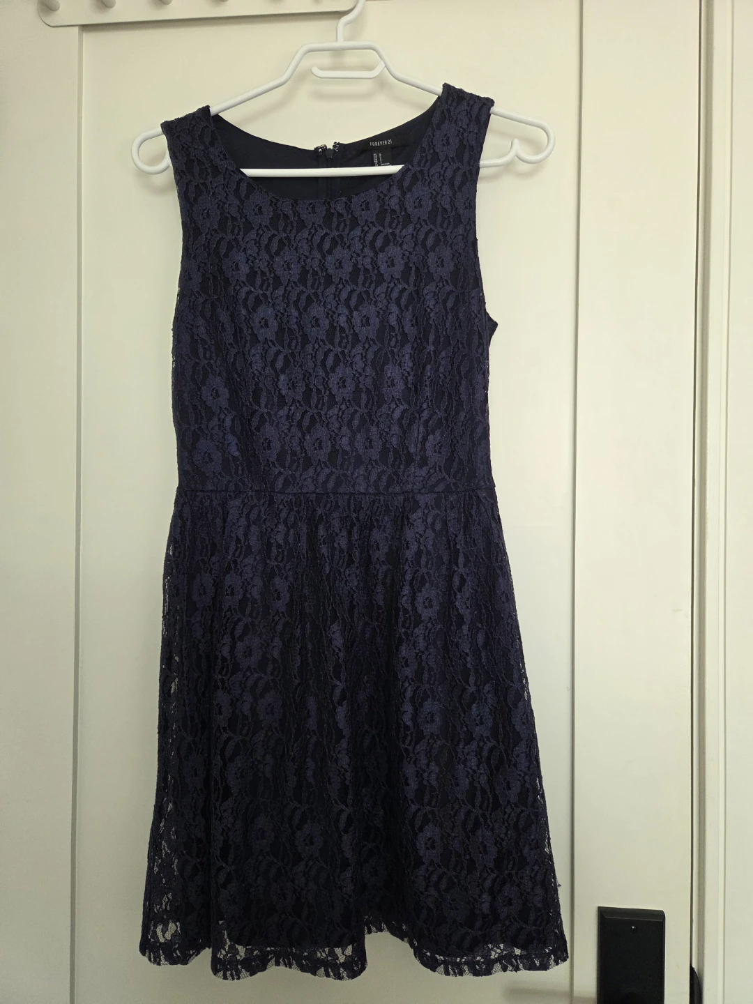 Forever 21 Navy Blue Lace Dress - Size S - photo 4