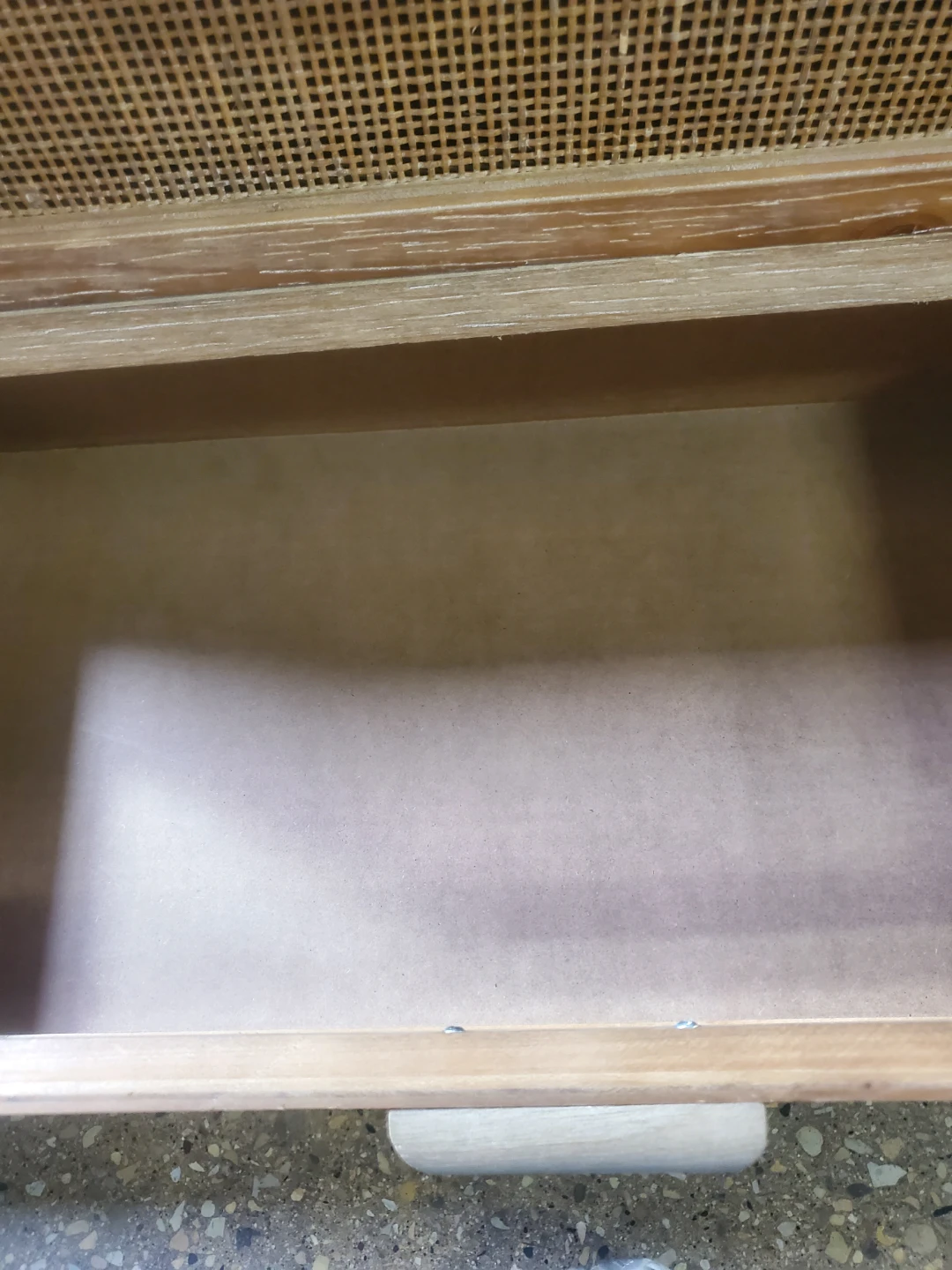 3-Drawer Rattan Accent Cabinet - photo 3