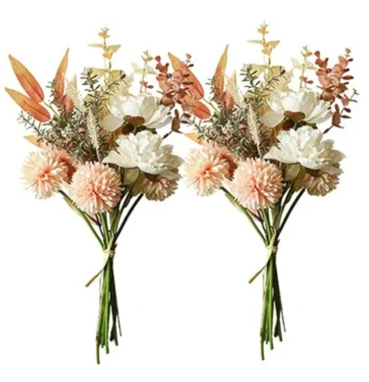 Artificial Flower Bouquets (Set of 2)