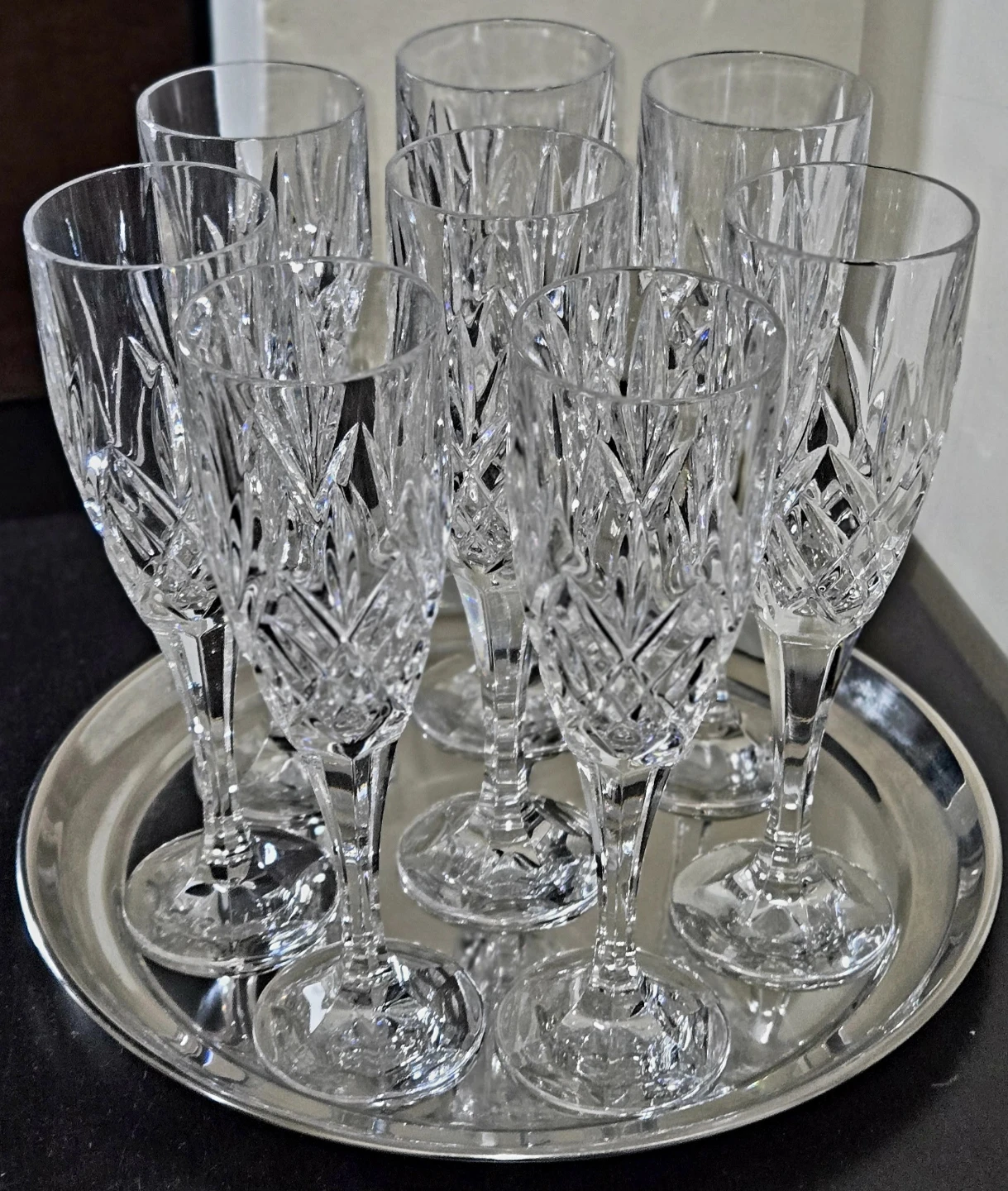 6-pc Godinger Dublin Collection "Shannon" Champagne Flutes - photo 2