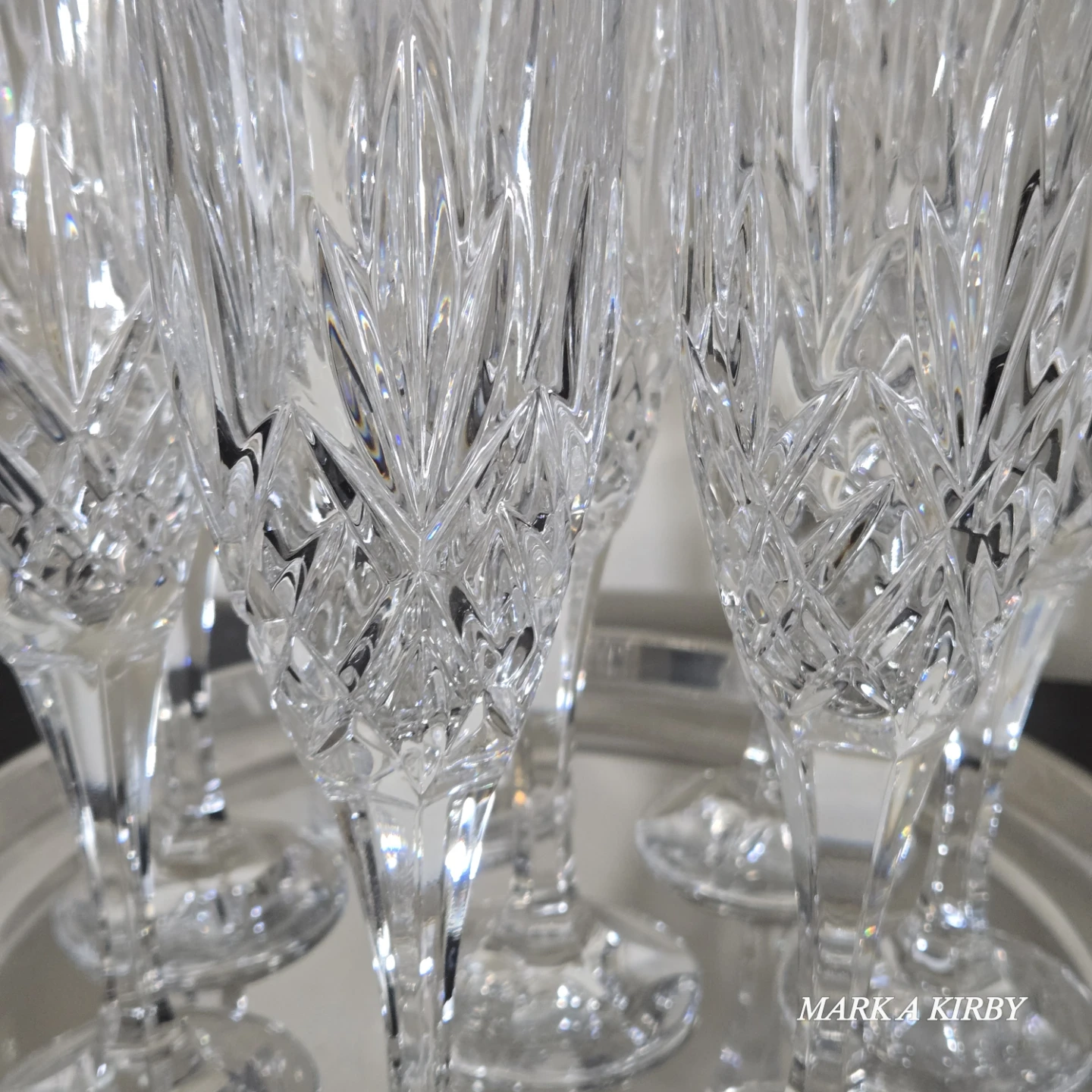 6-pc Godinger Dublin Collection "Shannon" Champagne Flutes - photo 5