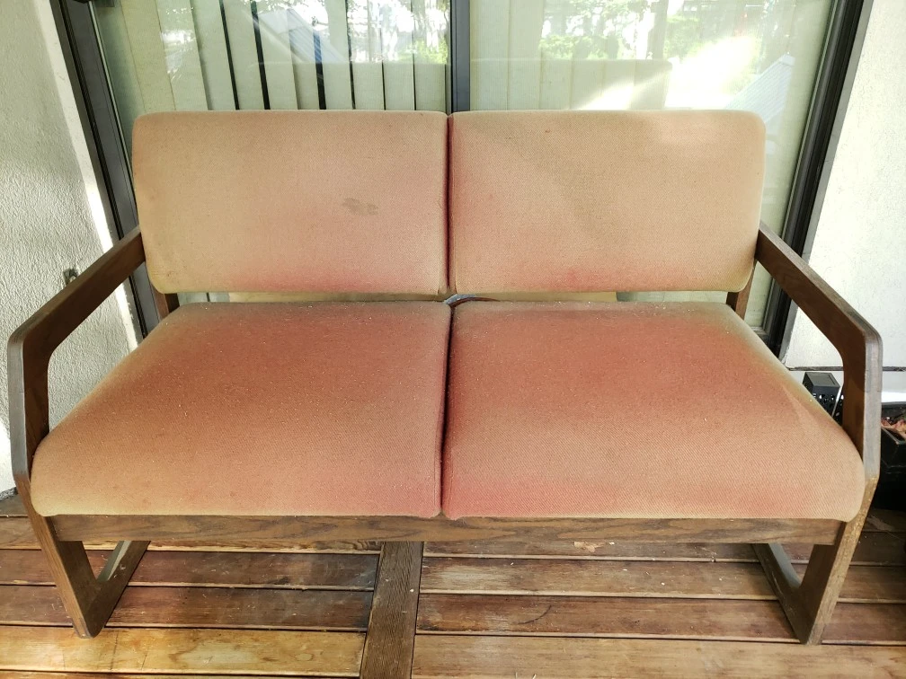 Mid-century Modern Style Loveseat - photo 2