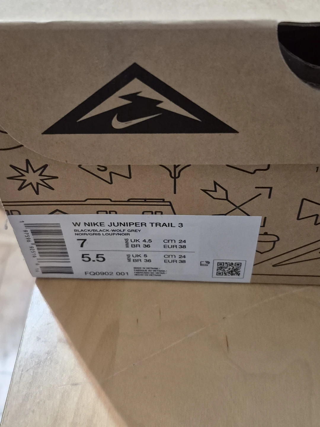 BNIB)Nike Trail 3 Size 7 Women's  Running Shoes - photo 5