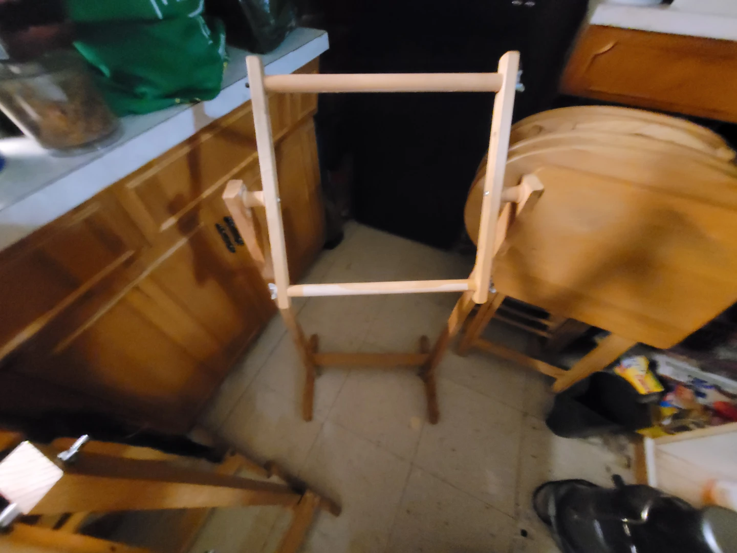 Wooden Needlecraft Stands